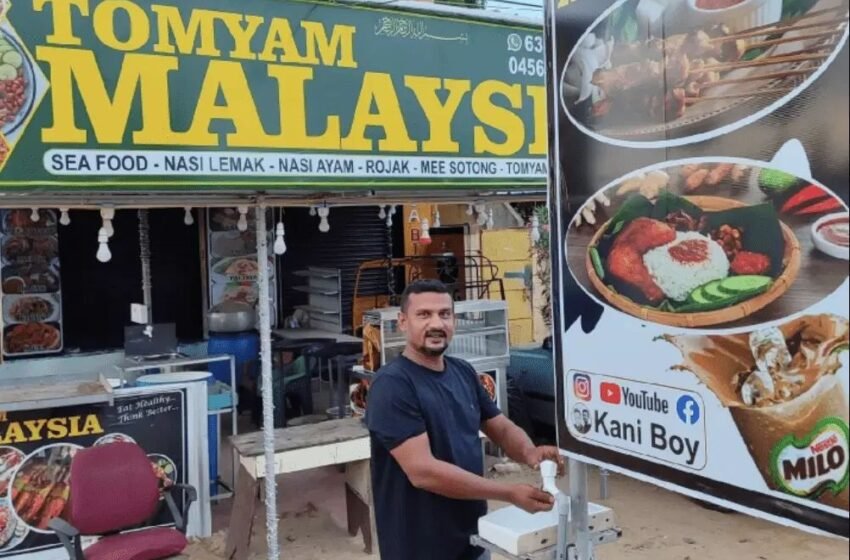  Lelaki Ini Buka Kedai Tom Yam Di India