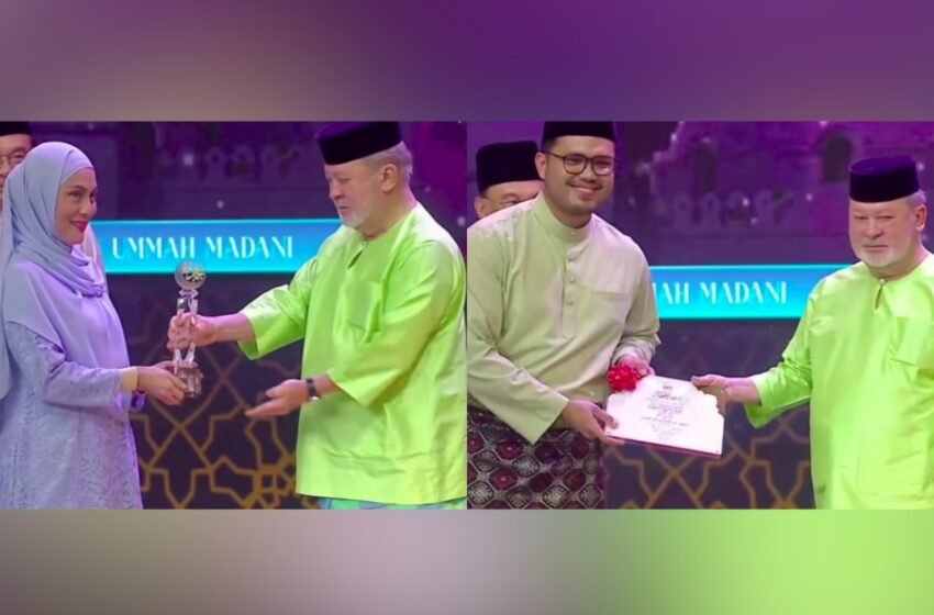 Angeline Tan & Khairul Aming Terima Anugerah Maulidur Rasul