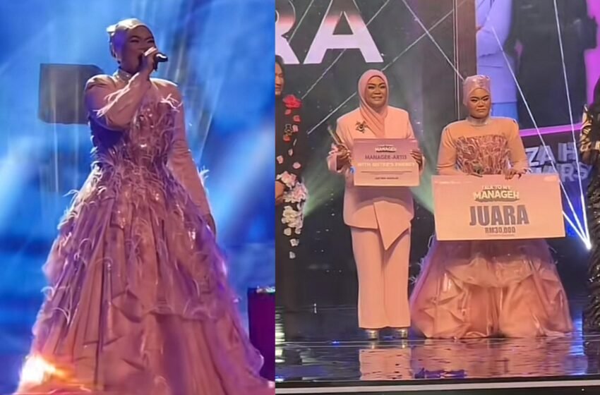 Anak Liza Hanim Juara Talk To My Manager, Bawa Pulang RM30,000